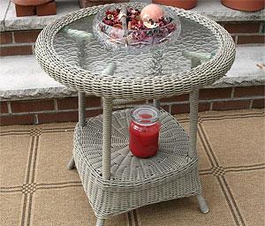 Resin Wicker Coffee, Cocktail & End Tables