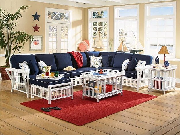 Capistrano Rattan Modular Sectional Sets (Custom Painting Available)