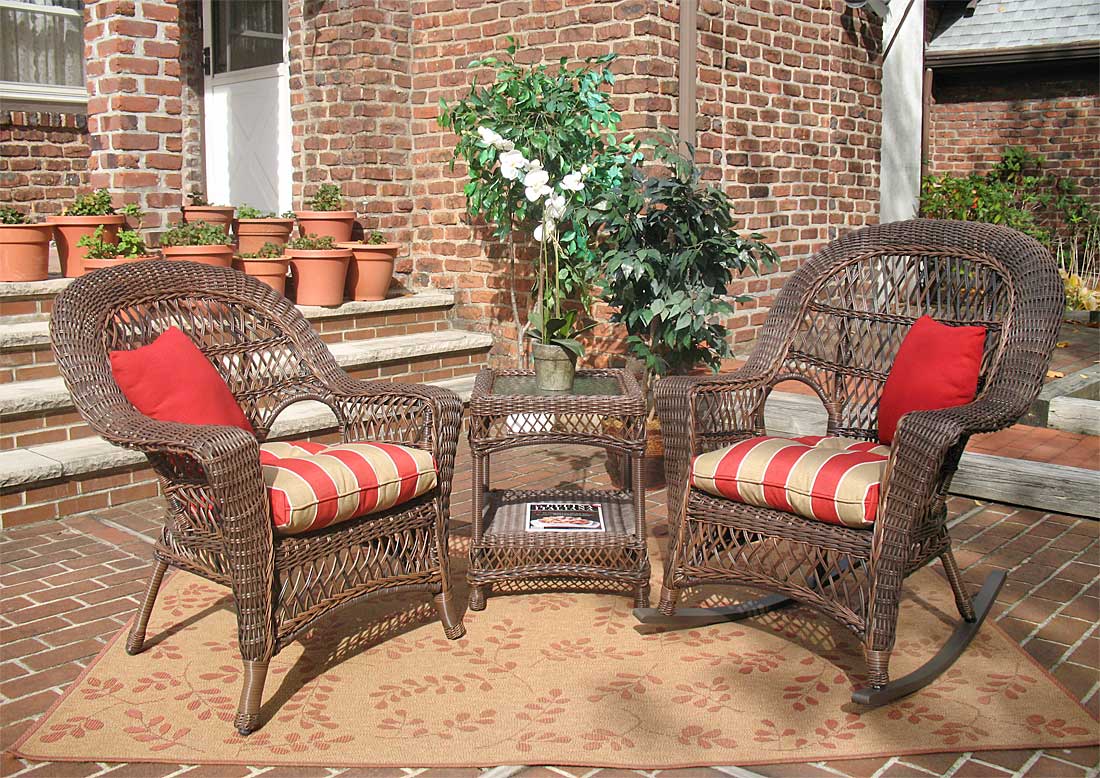 Brown resin deals wicker patio furniture