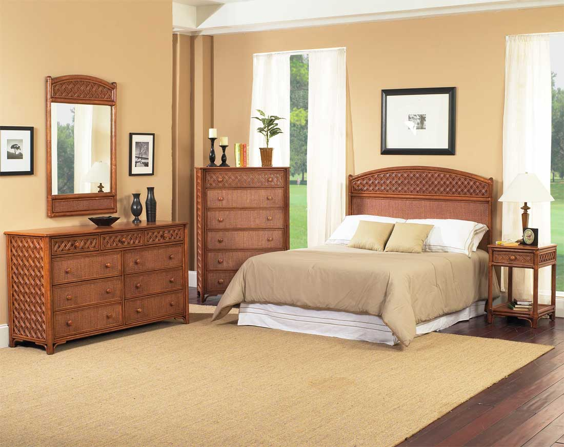 Wicker Monte Carlo Rattan Bedroom Collection (Custom ...