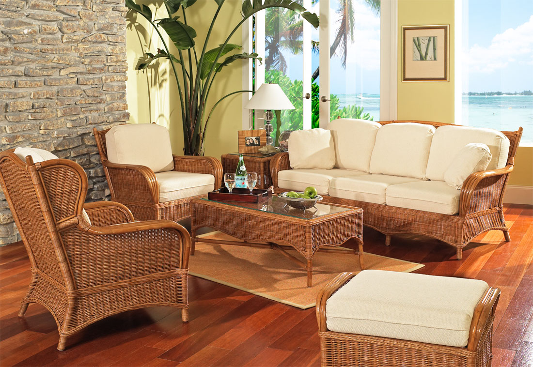 Bodega Bay Natural Rattan Furniture Sets (Custom Finishes Available)