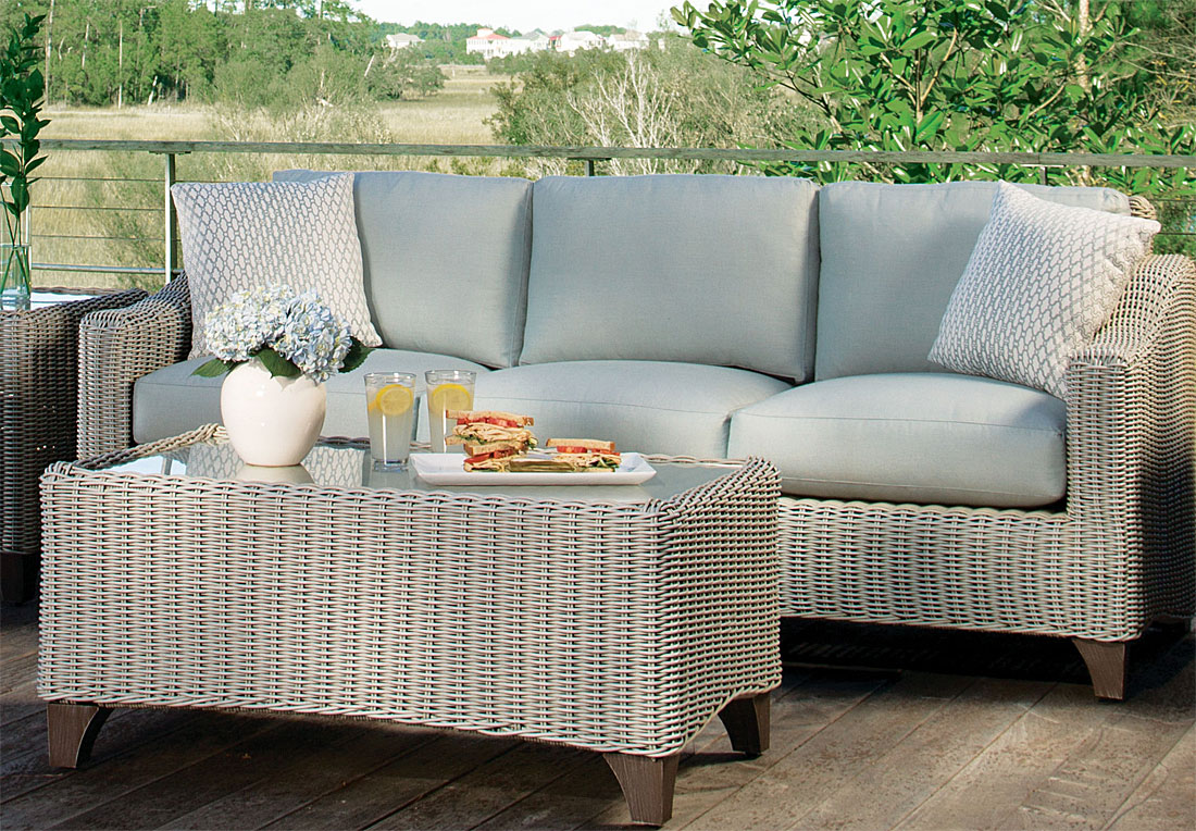 outdoor resin wicker sofas