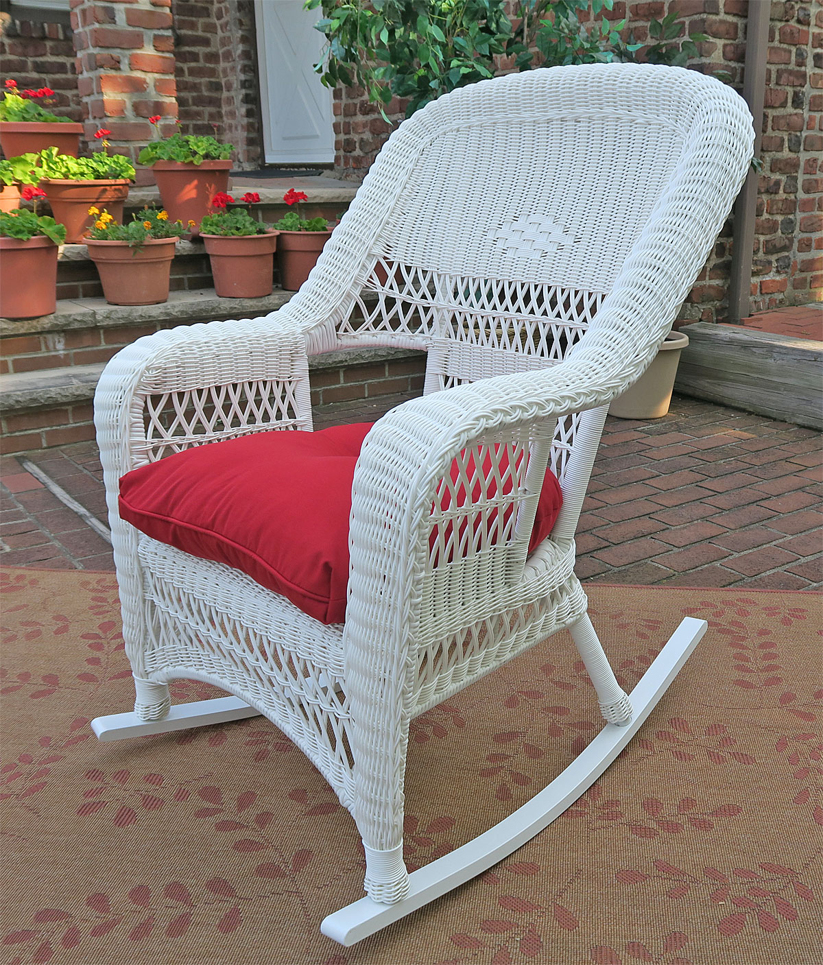 Wicker rocker store