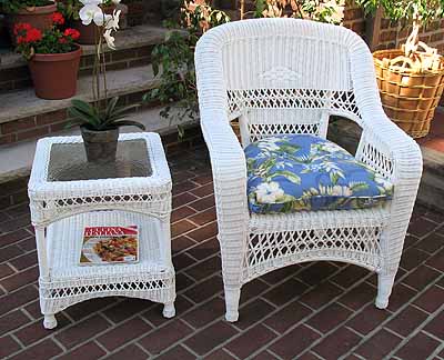 Indoor/Outdoor Belair Replacement Chair/Rocker Cushion Large - Main Image