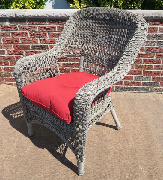 Resin Wicker Chaise Lounge Adjustable Back with Seat &amp; Back Cushions White, Antique Brown, Black, Driftwood &amp; Golden Honey   