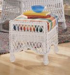 Capri Natural Wicker Ottoman