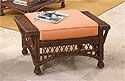 Sea Harbor Natural Wicker Ottoman