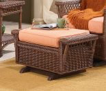 Sea Harbor Natural Wicker Glider Ottoman