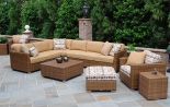 Whitecraft by Woodard Sedona (8) Piece Sectional Seating Group with Cushions