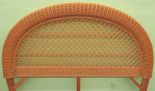 Wicker Headboard Caramel Full/Queen Arch Style--Only (2) Caramel Left