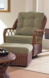 Eastwind Natural Rattan Glider Chair (Custom Finishes Available)