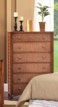 Monte Carlo Rattan 6 Drawer Upright Chest