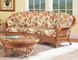 Mountain View Natural Rattan Crescent Sofa (Custom Finishes Available)