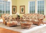 6 Piece Mountain View Natural Rattan Sofa Set (Custom Finishes Available)