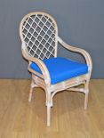 WHITE WASH BLUE FABRIC
