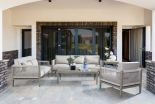 6 Piece Palm Island All Weather Aluminum Seating Collection