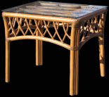 Rattan End Table, Old Town Style