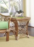 South Pacific Natural Rattan End Table