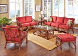 5 Piece South Pacific Natural Rattan Furniture 