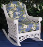 Victorian Natural Wicker Rocking Chair