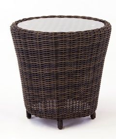 Coral Reef All Weather Resin Wicker End Table