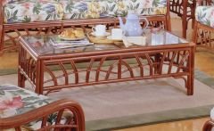 Rattan Coffee Table, New Kauai Style