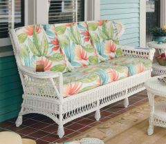 Vintage Natural Wicker Sofa