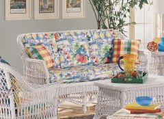 Capri Natural Wicker Sofa