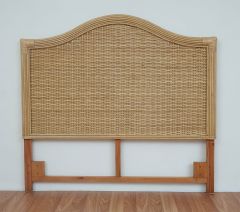 Rattan Headboard, Isla Morada Palmetto Full Queen Headboard Natural Frame Finish. Brand New Design--Has Arrived