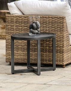 Lane Venture Contempo Aluminum Round End Table