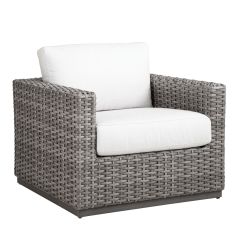 Lane Venture Hyannis Resin Wicker Lounge Chair with Cushion.