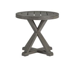 Lane Venture Aluminum Mystic Harbor Round Accent Table