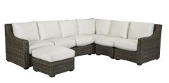Lane Venture Oasis (6) Piece Resin Wicker Sectional