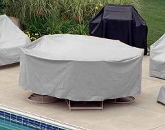 Round Dining Table and Chair Cover