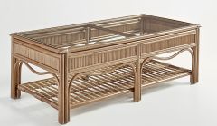 Wicker Coffee Table, Bermuda Style (2) Colors
