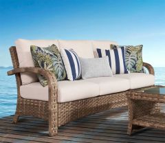 Carmel All Weather Outdoor Resin Wicker Sofa