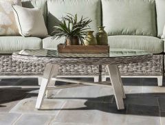 Canyon Lake Resin Wicker Oval Cocktail Table (Not Sold Alone)