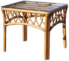 Rattan End Table, Old Town Style