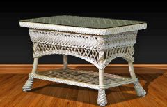 Wicker Coffee Table, Arlington Style