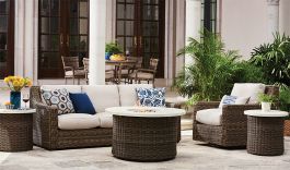 Lane Venture Oasis 3 Piece Resin Wicker Furniture Set