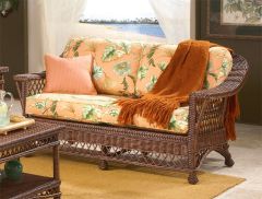 Sea Harbor Natural Wicker Loveseat