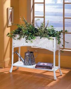 Veranda Resin Wicker Window Box Planter