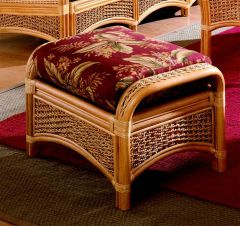 Fiji Wicker Ottoman 