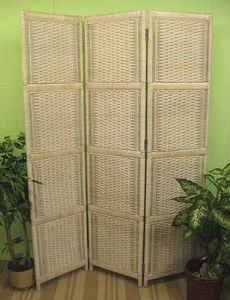 Ashley Three Panel Wicker Screen