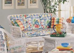 Capri Natural Wicker Sofa 