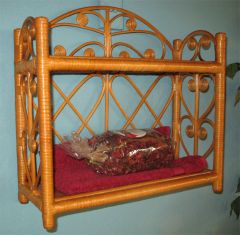  Wicker Wall Shelf Heart Sides