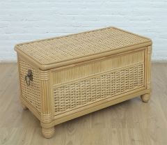 Wicker Trunk Woodlined Natural Frame Finish, Isla Morada Style Brand New Design Estimate July