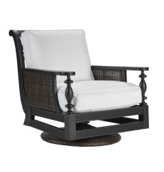 Lane Venture Hemingway Islands Resin Wicker & Aluminum Swivel Rocker Lounge Chair with Cushions