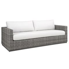 Lane Venture Hyannis Resin Wicker Sofa with Bench Cushion