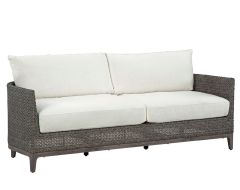 Lane Venture Lenox Hill Resin Wicker & Aluminum Sofa with 2 Cushion Seat